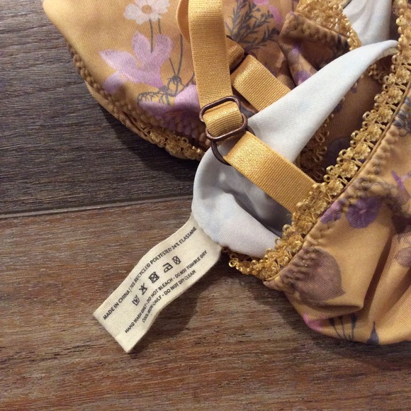 Spell and the Gypsy muted mustard floral bralette - Picture 8 of 9